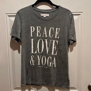 Peace Love Yoga tshirt